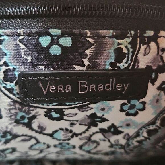 Vera Bradley Black Leather Crossbody Bag - Picture 7 of 12